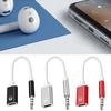 Кабель-переходник USB C на Aux для аудио, 3,5 мм разъем, конвертер Type-C, адаптер для наушников, аудиоадаптер для наушников, кабель 3,5 мм штекер