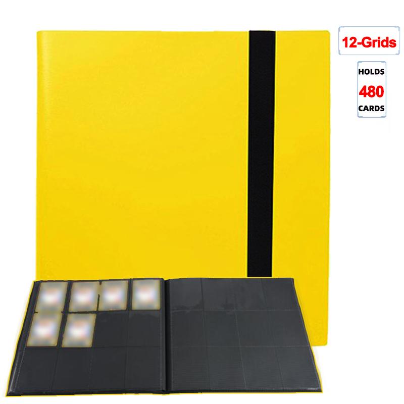 160/360/480 Cards Capacity Pocket Holder Binders Albums For Game Card Book Sleeve Holder PP Cover Ideal For Basketball Cards NEW