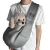 Pet Carrier Sling Breathable Crossbody Bag Puppy Carrier Purse Hand-Free Dog Sling Carrier with Storage