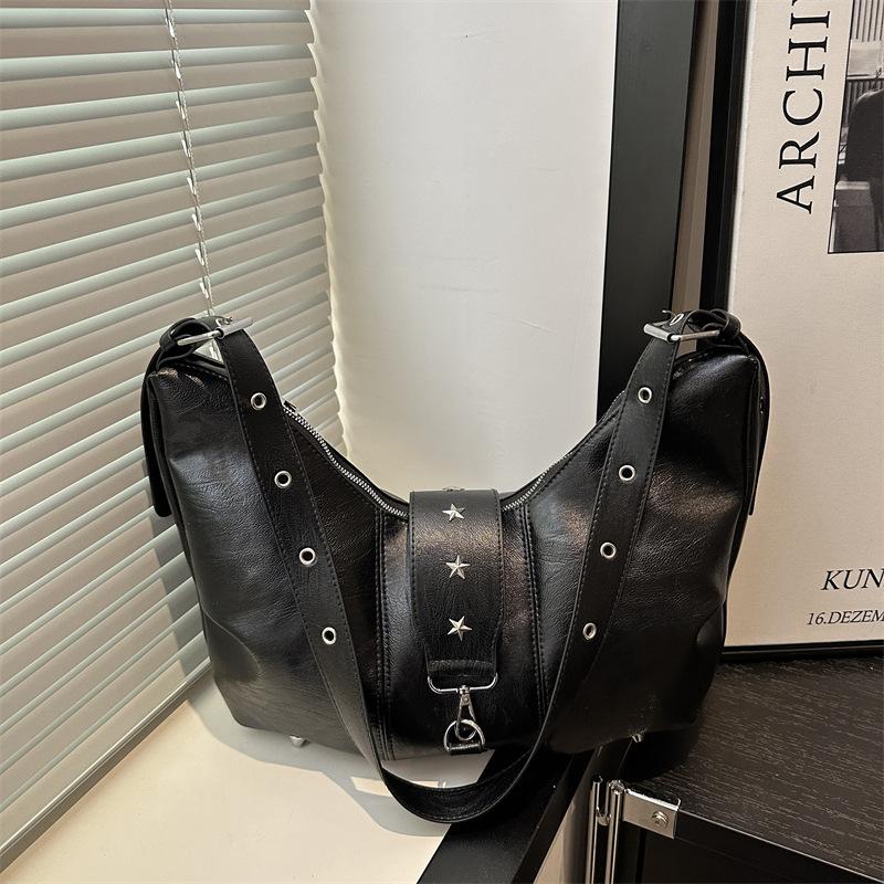 Новые повседневные модные сумки-хобо для женщин, ретро-сумка через плечо, кроссбоди, универсальный женский кошелек, высококачественная сумка из ПУ-кожи, KTY