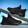 Summer Large Size 46 Breathable Mesh Sports Shoes Wear-resistant Men's Running Shoes Fly Weaving Rest Production File 48 Men's Shoes Soft Sole