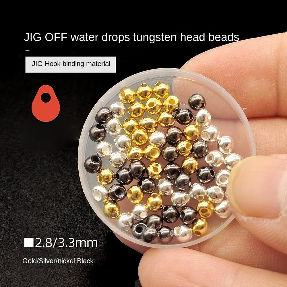 Хороший дизайн, материал для вязания мушек, 2,8 мм/3,3 мм, прорезная бусина, 2023 капли, вольфрамовые бусины для ловли рыбы нахлыстом