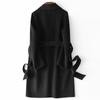 Double-sided Cashmere Coat Women's Medium and Long Woolen Coat Femininity Commuting
