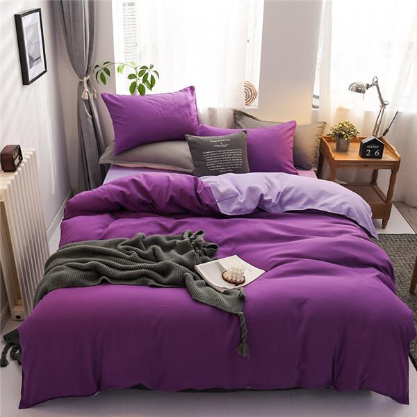 Bed Linens Bedding Sets Nordic Style Duvet Cover Set Quilt Cover and Pillowcase Double Sided Queen King Size