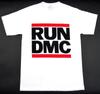 Белая футболка унисекс с логотипом Run Dmc Jam Master Jay в стиле ретро в стиле хип-хоп, рэп-рок