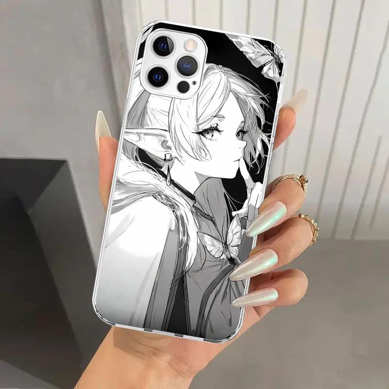 Чехол для телефона Frieren Beyond Journeys End для Iphone 17 Air 16 15 Plus 14 13 Mini 12 11 Pro Max 16E 7 8 SE 2020 Мягкий Funda Принт Sh
