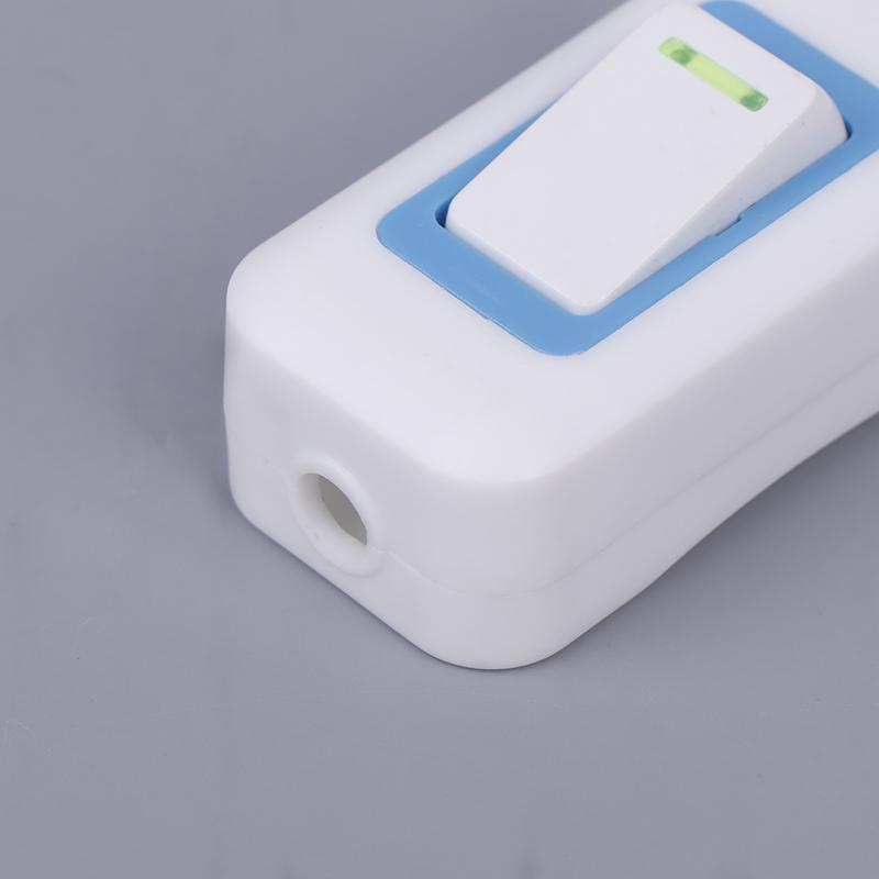 1/5 шт. Маленький кнопочный переключатель-качалка, Белый, Ручной зажим, Прикроватный, Для малой бытовой техники, Кнопочный, Переключатель в форме лодочки