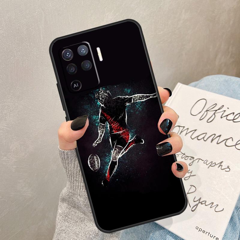 Rugby Case For Oppo A57 A17 A77 A18 A38 A58 A78 A98 A74 A54 A94 A80 A60 A40 A96 A76 A16 A15 A5 Pro