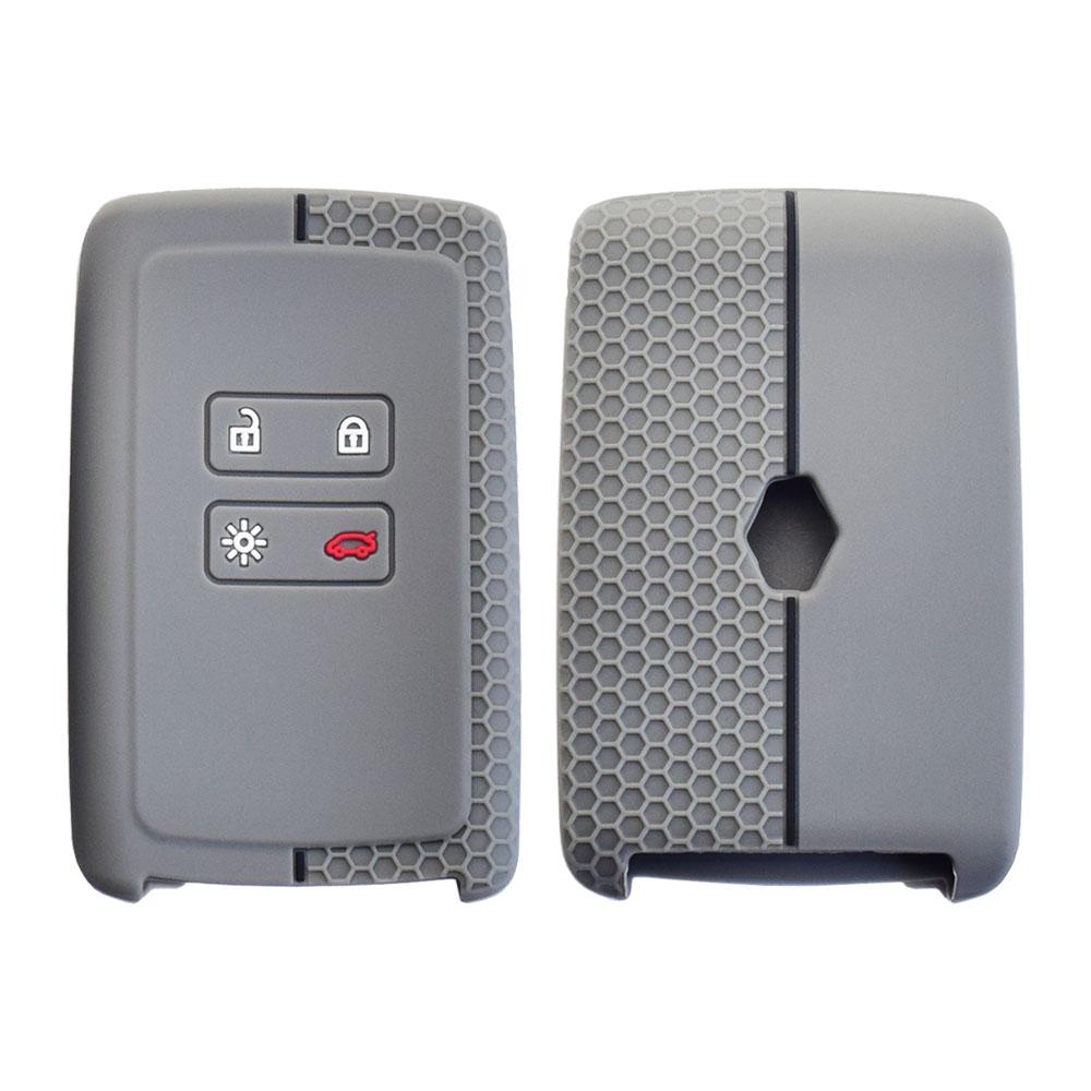 Силиконовый чехол для ключей от машины для Renault Kadjar Captur Koleos 2 Clio Espace 5 Master Talisman Scenic 4, защитный чехол с умным пультом дистанционного управления