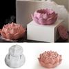 Storage Box Silicone Mold Flowers Shaped Jewelry Box Epoxy Resin Molds DIYs Aromatherapy Gypsum Candle Jar Home Decors