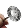 15Pcs Wire Wheel Brush Wear-Resistant High Hardness Pen/Flat/Bowl Shape Steel Wire Wheel Brush Home Use