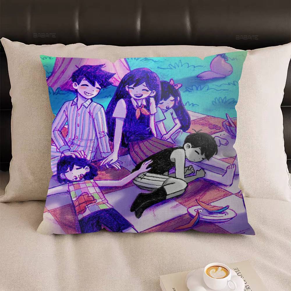 Amine Omori Personalized Pillow Cover Kids Bedroom Wild Party Decor Pillowcase kid Birthday shower Gift