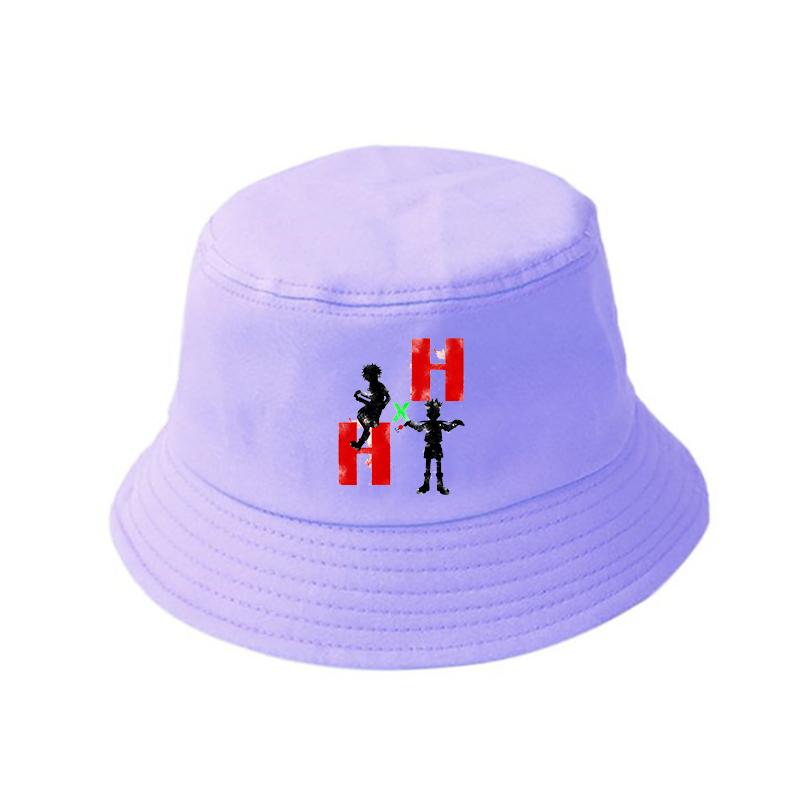 90-е годы японского аниме Hunter X Hunter шляпа женская унисекс панама-ведро дизайн плоский козырек рыбацкая шляпа Hunter X Hunter аниме
