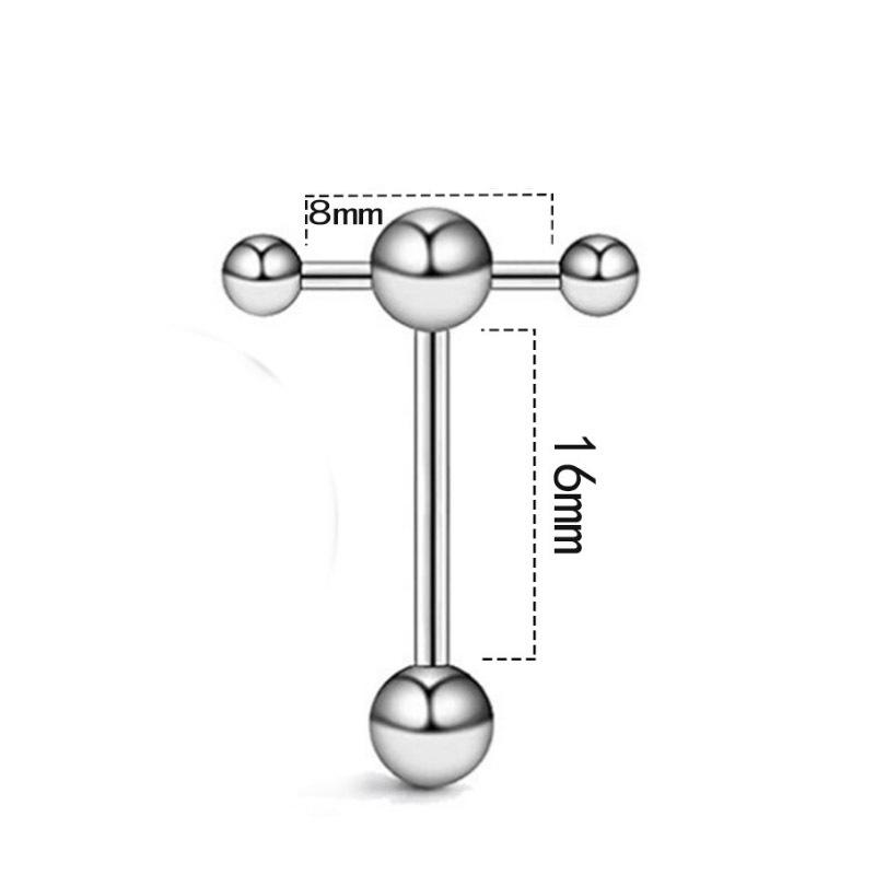 Human Puncture Men 'S Tongue Nails Female Tongue Milk Nail Earrings Jewelry