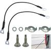 25838260 Tailgate Cable Strap, Tailgate Replacement Parts, Rear Tailgate Cables Straps, Fit for 2007-2016 Chevy Silverado GMC Sierra 1500 2500HD