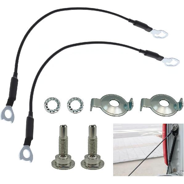25838260 Tailgate Cable Strap, Tailgate Replacement Parts, Rear Tailgate Cables Straps, Fit for 2007-2016 Chevy Silverado GMC Sierra 1500 2500HD