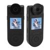 Body Camcorder with 180° Rotating Lens Back Clip Magnetic 2K 140° Wide Angle Motion Detection Body W