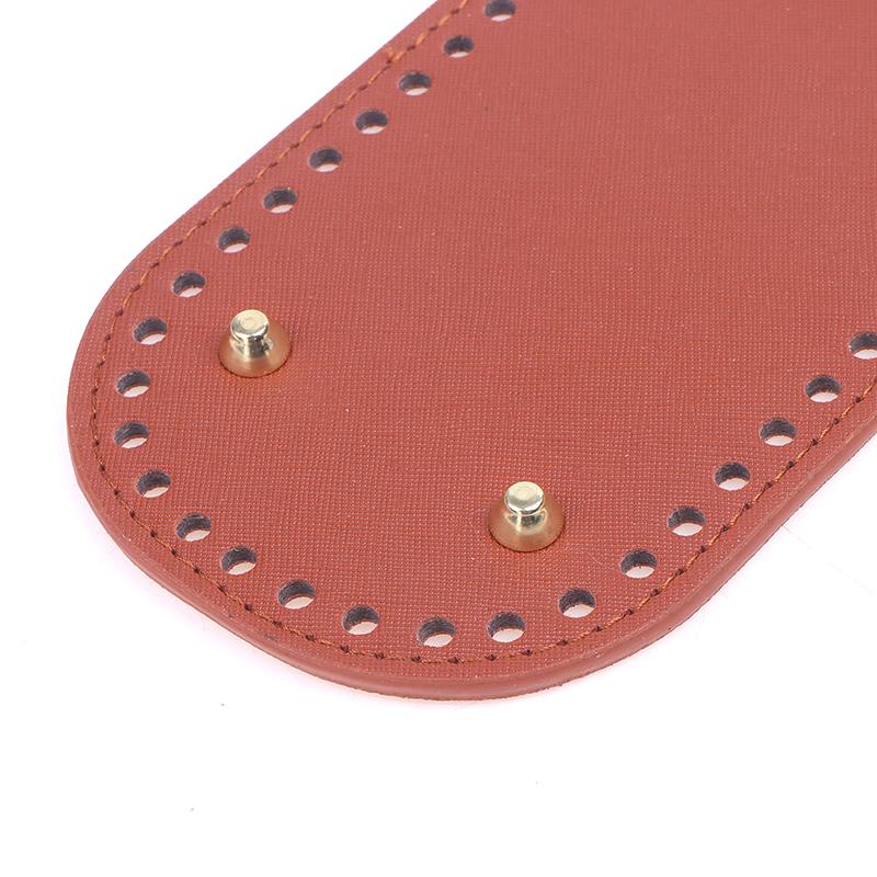 1Pc Long Bottom For Knitted Bag Pu Leather Bag Base Diy Handmade Bag Bottom