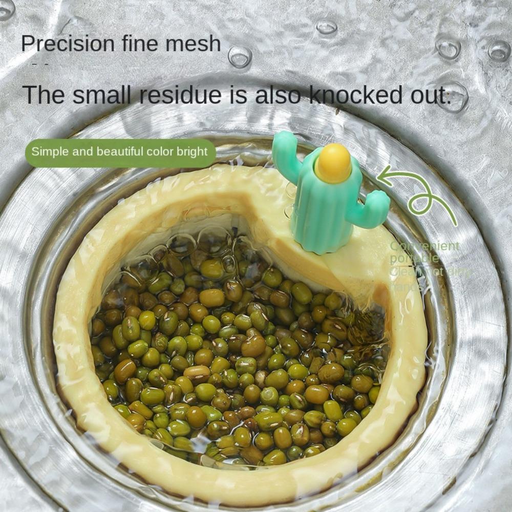 PP Sink Drain Strainer Fine Mesh Sink Stopper Home Sink Strainer Waste