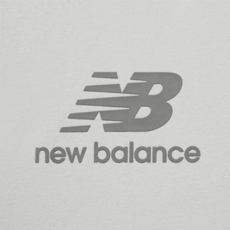 New Balance Knitted Sweatpants Women's Gray White Moderate Cuffed Pants (Unisex) Knitted Sweatpants AWP22324 CFO