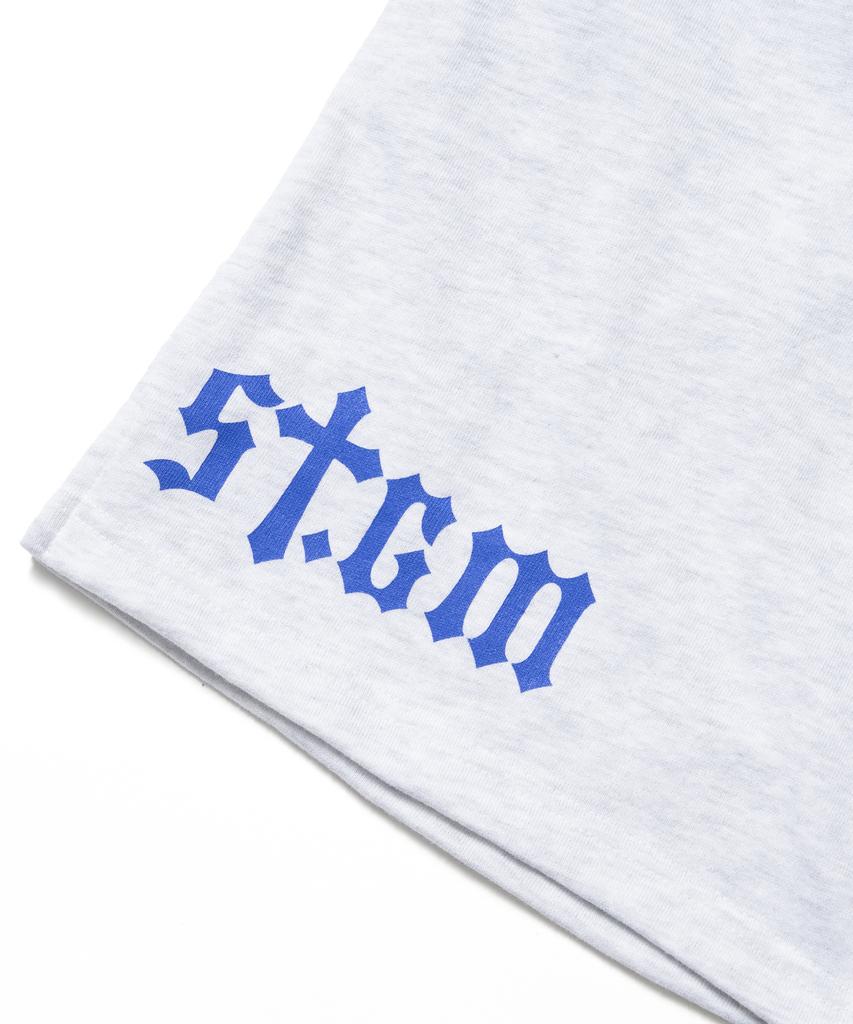 STIGMA Шорты с логотипом Stgm Белый меланж