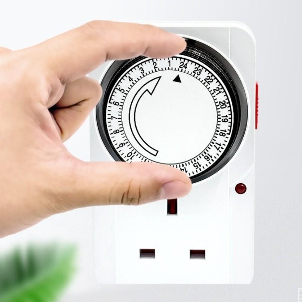 15 Minutes Intervals Timer Plug 2/3-Pin Plug 24 Hour Segment Timer  Kitchen Appliances