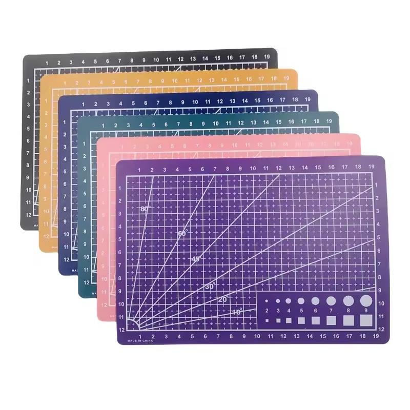 A3 A4 A5 Craft Cutting Mat PVC Cutting Pad Table Board For Sewing Patchwork Leather Engraving DIY Knife Student Cutting Tool Set
