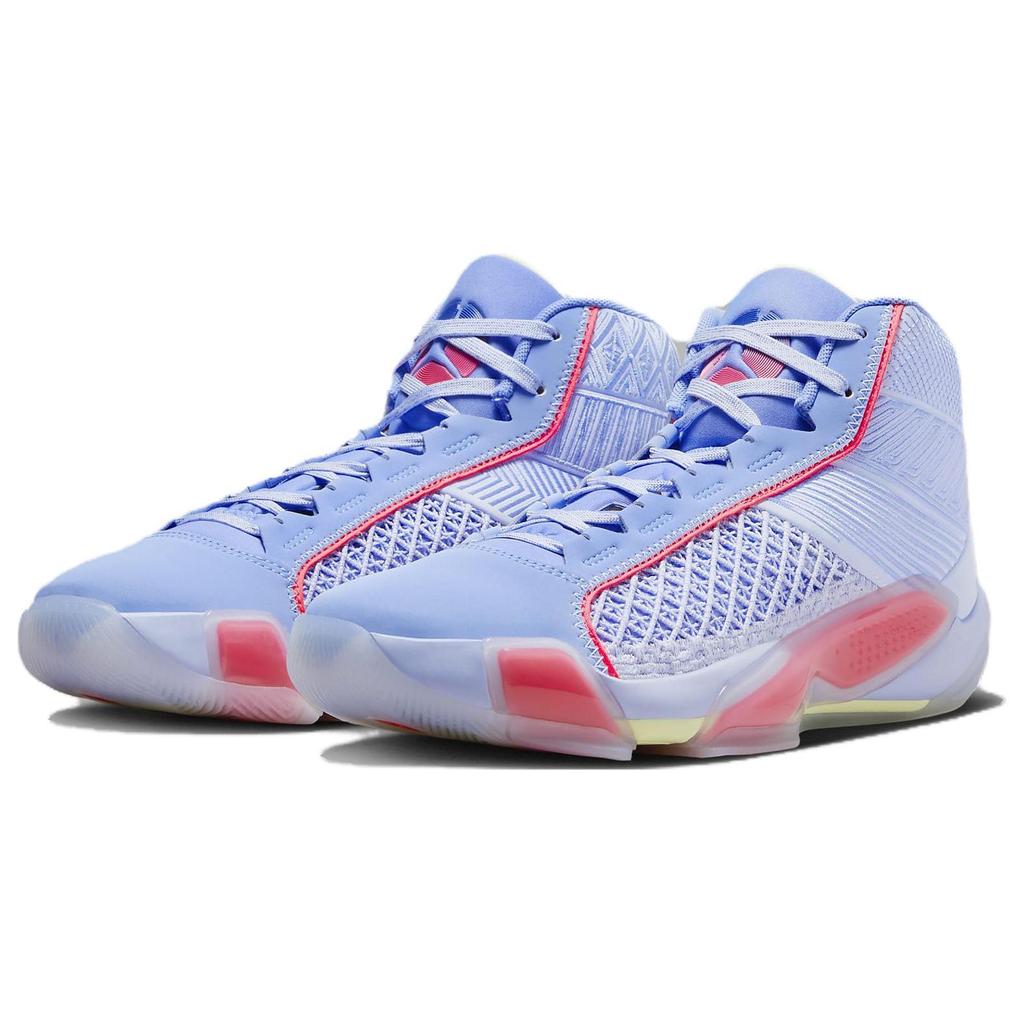 Мужские кроссовки Air Jordan 38 Fadeaway Blue Light-Marine Astronomy-Blue DZ3356-500