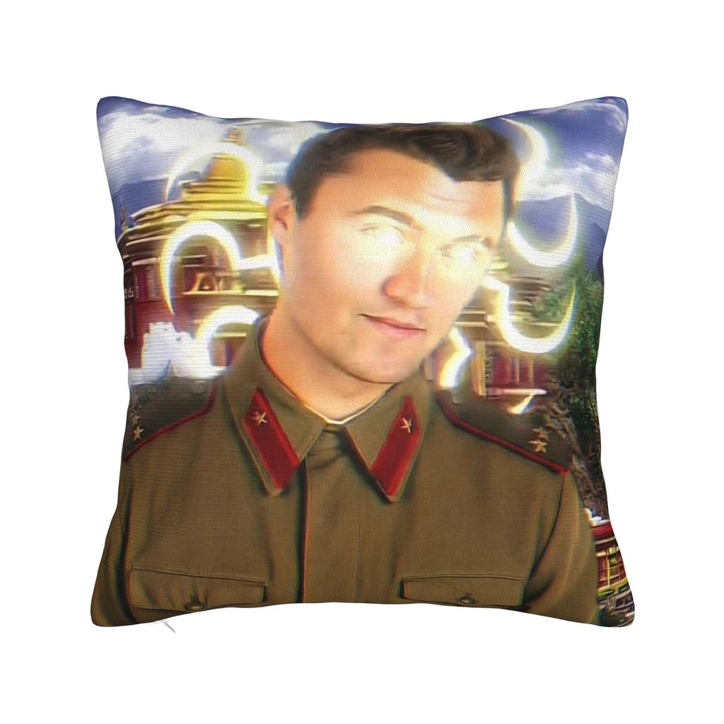 Charlie Kirk Miner Pillow Case  Comfy Pillow Cover For Sofa Car Home Decor Funny Cushion Cover