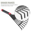 Comfortable Handle Garden Grass Leaf Rake Leveling Fallen Leaves Rake Durable Gardening Rake  Lawn