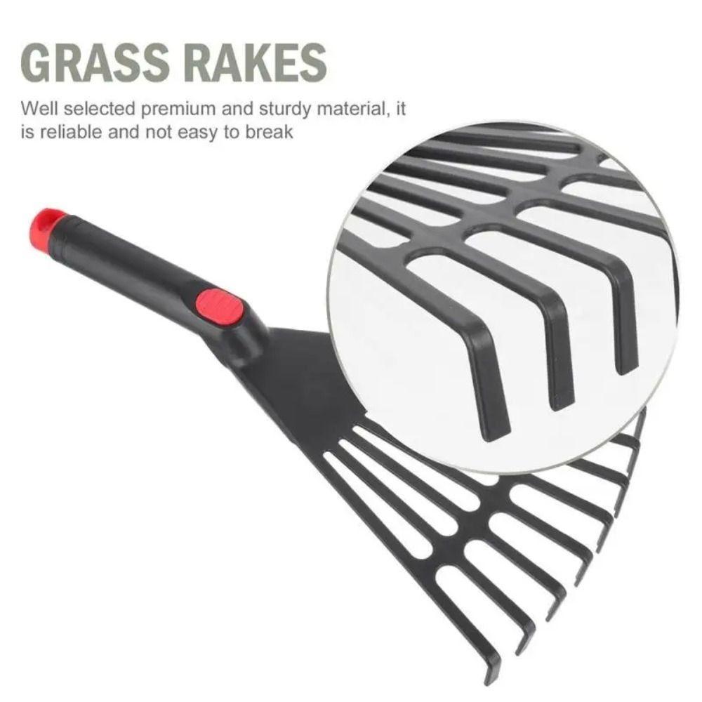 Leveling Gardening Rake Plastic Hand Rake Simple Garden Grass Leaf Rake  Lawn