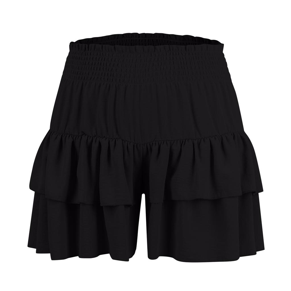 Модные и сексуальные женские новые летние модные широкие шорты с драпировкой, повседневные юбки, брюки