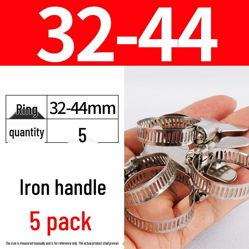 Хомут из нержавеющей стали, лента с ручной затяжкой для водопроводных и воздушных труб