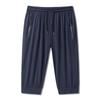 Dm Large Cropped Pants for Men In Summer with Added Fat and Sporty Men's Loose Fitting Casual Shorts for Thin Men's Clothing
