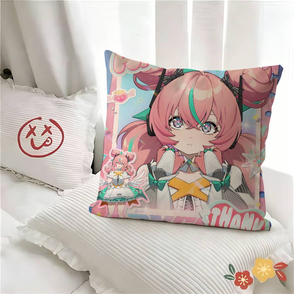 pc Zenless Zone Zero Angels Of Delusion AOD Pillow Case Fashion Square Pillowcase Bedroom Sofa Room Ins Decoration Leisure