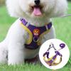 Daily Public Small and Medium-sized Dog Dog Harness with Leash, Purple