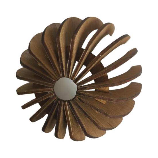 Подсвечник для чайной свечи Деревянный подсвечник для чайной свечи Деревенский подсвечник для вотивных свечей для декора дома, стола, полки, шкафа