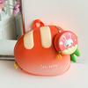 Cartoon Children Backpack Cute Kindergarten School Bags Rabbit Shape Radish