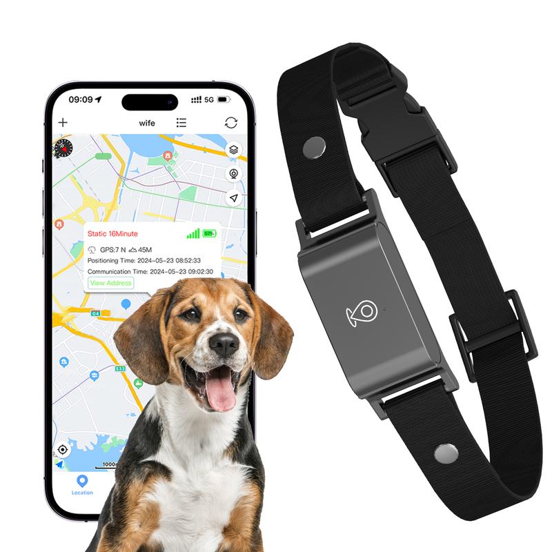 Водонепроницаемый 4G SIM GPS-трекер с долгим временем работы, защита от потери, ошейник для собак, позиционирование в реальном времени
