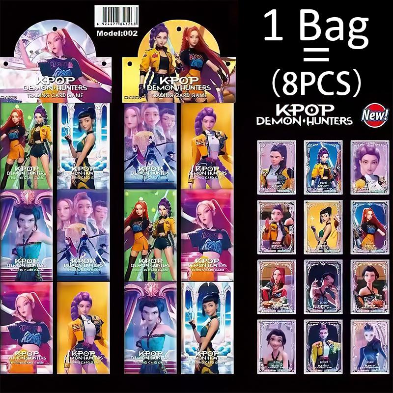 Puzzle Collect Card Battle Carte Board Game Collection Card KPOP for Demon Hunters
