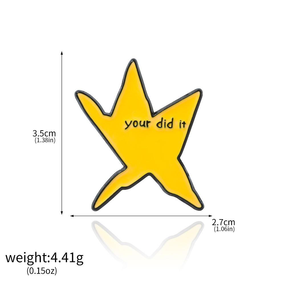 Humorous Your Did It Meme Star Enamel Pin You Are Safe With Me Lapel Pin Safety Pin Brooches  Men
