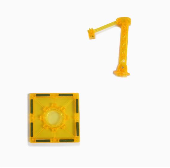 Translucent Magnetic Stained Glass Tile Refill: Children's Puzzle Building Blocks