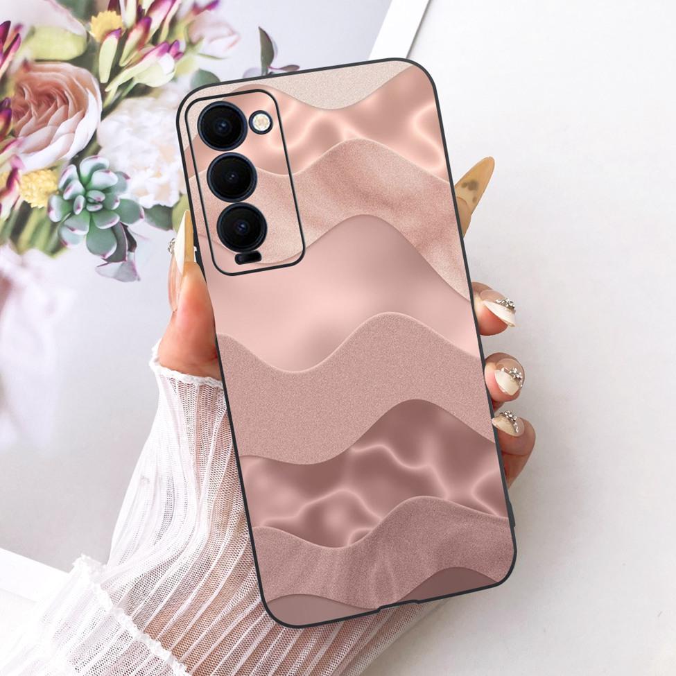 Case For Tecno Camon 18 Cover Cute Cat Fashion Butterfly Funny Painted Casing Tecno CH6 CH6n
