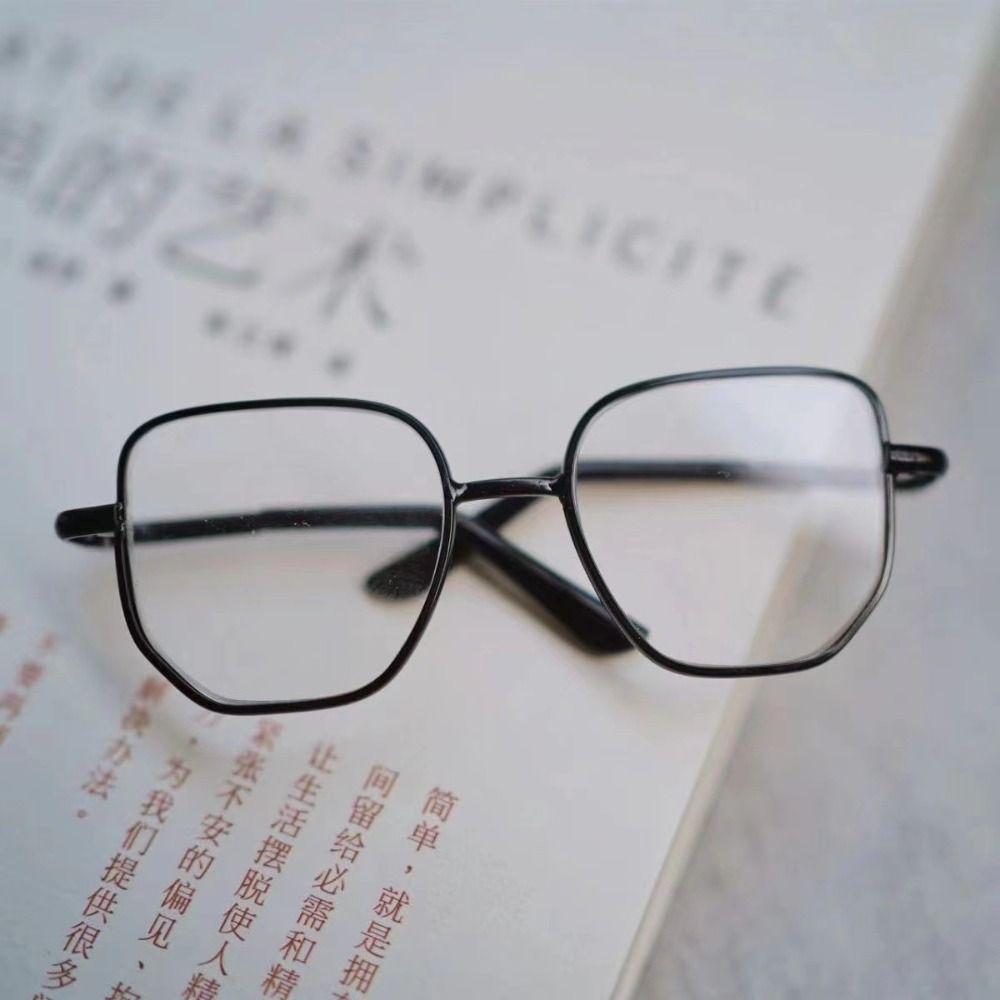 Милые очки для куклы Preppy Cotton Dolls, мягкие, 20 см, кукольные очки в золотой оправе, хлопковая мягкая кукла