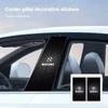 2 шт. Защитные пленки от царапин на центральную стойку автомобиля, декоративные 3D наклейки для Suzuki Swift Samurai Vitara SX4 Jimny Alto
