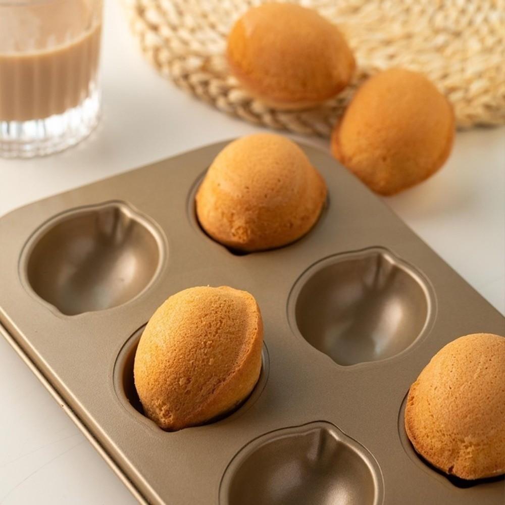 Food-Grade Madeleine Cake Pan Carbon Steel Muffin Pan Sturdy Pastry Tray Bread Making