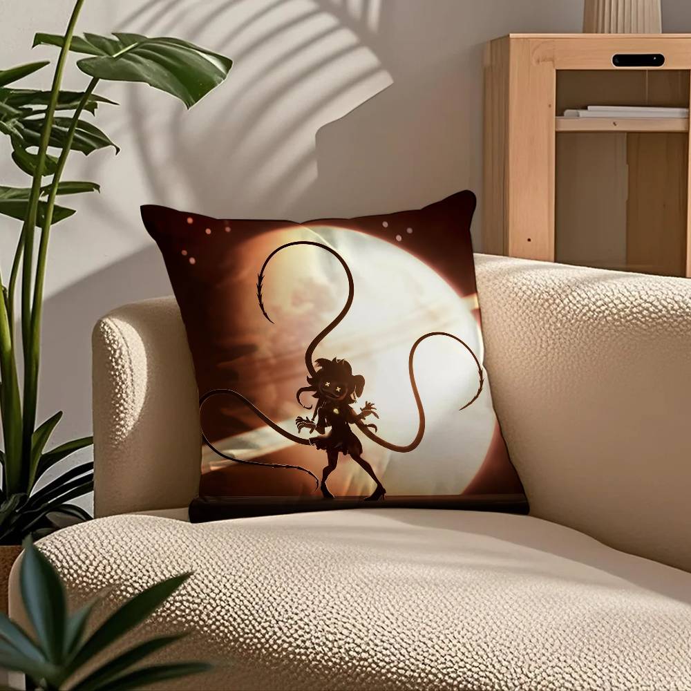 ANIME m-Murder d-Drones Pillow Case Comfort Sofa Bed Silky elegant Invisible zipper Custom Decorative cushion cover