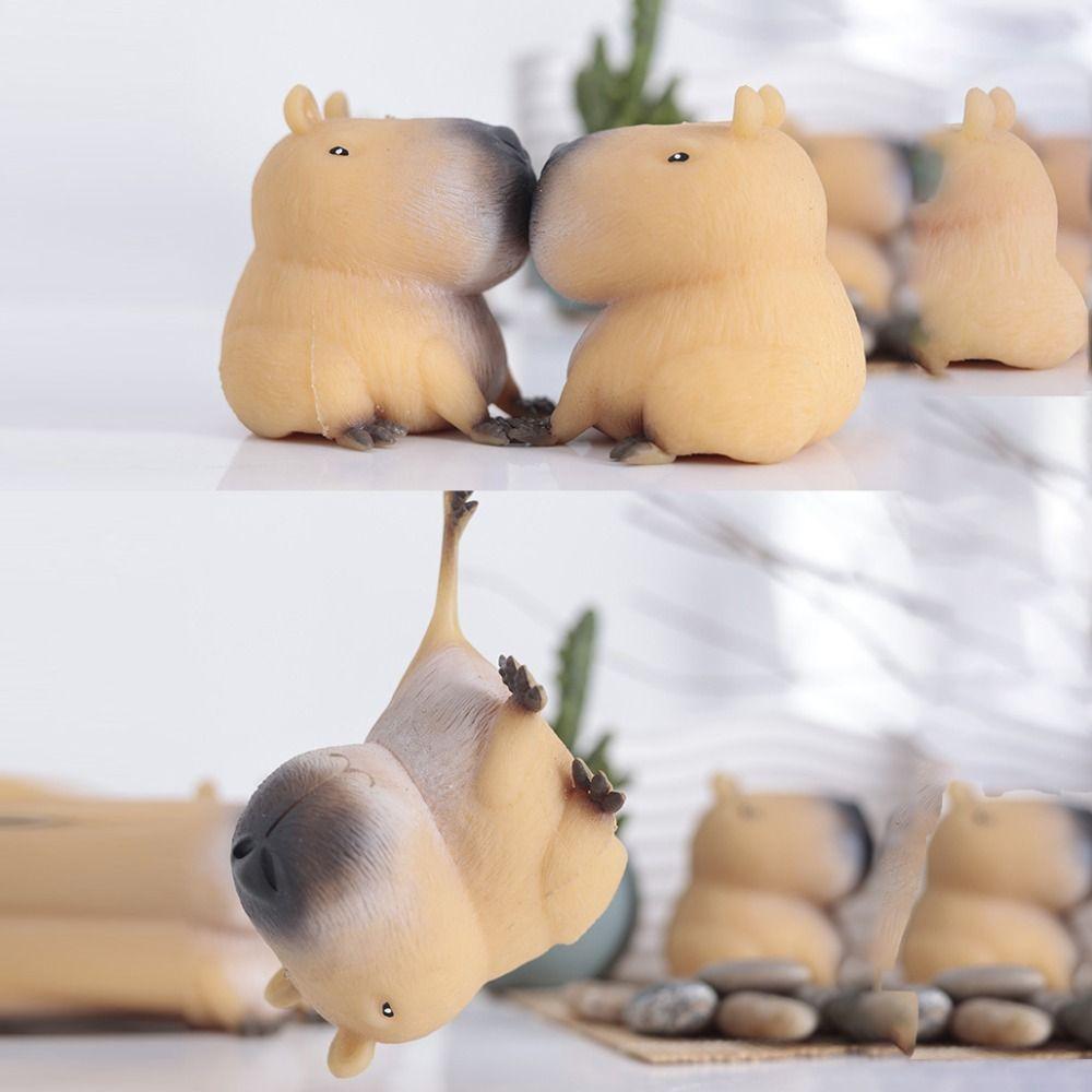 Stress-relieving Capybara Pinch Toy Decompression Fidget Toys Funny Gift Cute Squeeze Toy Children