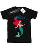 Womens/Ladies The Little Mermaid Line Ariel Cotton Boyfriend T-Shirt