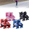 Pvc Roller Adjustable Skates For Kids With Brakes Wheels Safe Design Outdoor